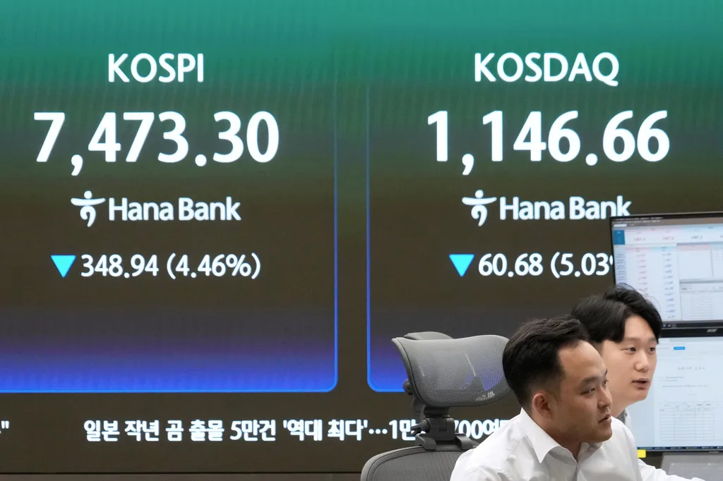 亚股全日大幅下跌 韩国KOSPI因芯片股重挫配图｜热闻岛