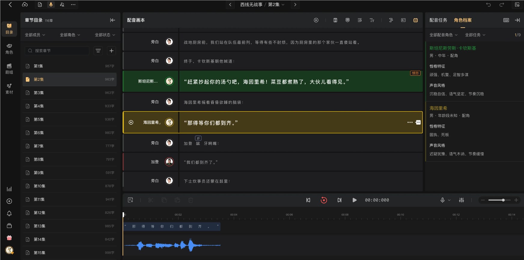 万象有声上线「全自动 AI 多播有声书创作」，万字成本不到 8 元配图