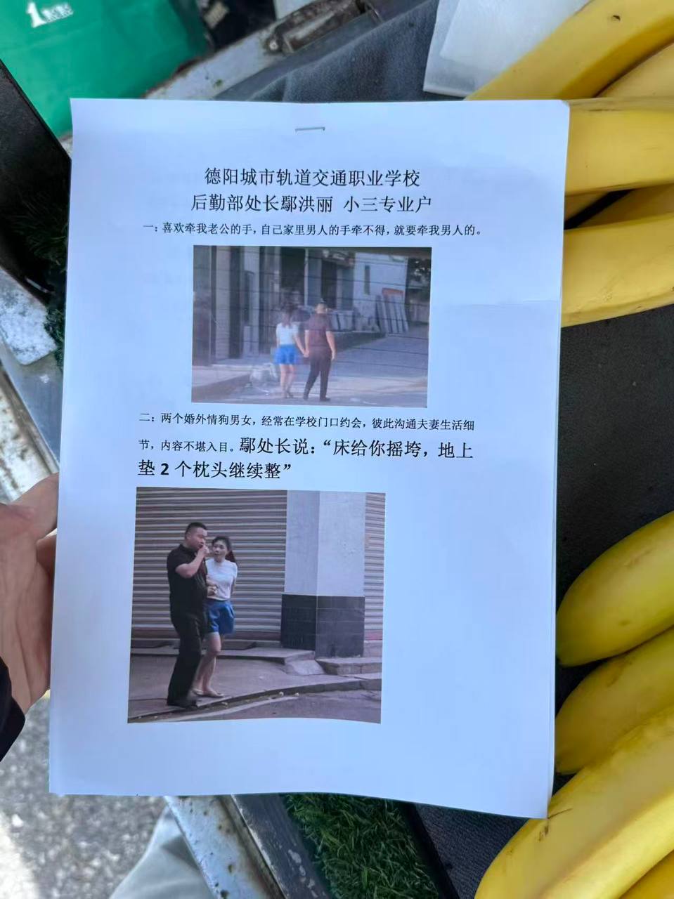 热议｜德阳城市轨道交通职业学校后勤部处长鄢洪丽小三专业户配图 1