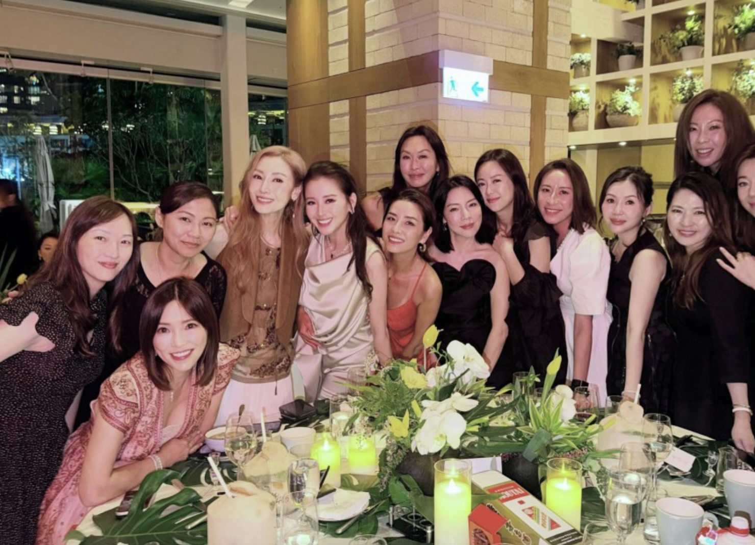 李嘉欣跻身顶级名媛圈子 现身李国宝媳妇生日会闪爆全场配图