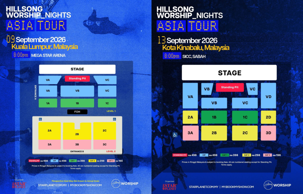 Hillsong Worship马来西亚双站齐发 首度亚庇开唱配图