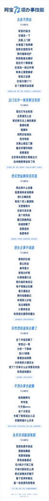 支付宝AI生活助理“阿宝”正式开启公测，上线72项办事技能配图