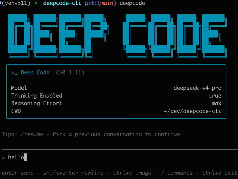 AI编程迎来“深度思考”:Deep Code正式适配DeepSeek-V4配图