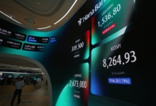 日韩科技大幅下跌 亚股早盘多数呈跌配图