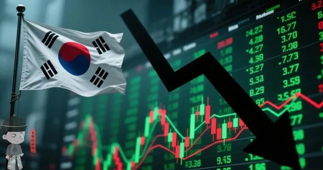 KOSPI暴跌5.35% 韩股连两天熔断配图
