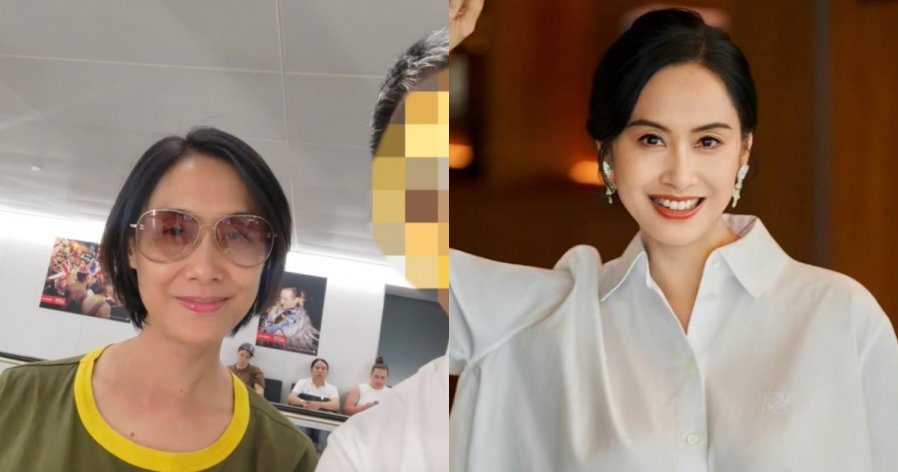 朱茵亲民与粉丝合照 近况曝光 素颜撞脸谢雪心?配图
