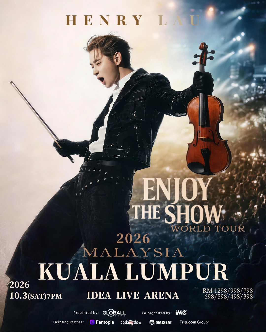 刘宪华《ENJOY THE SHOW》10月3日登陆马来西亚 打造沉浸式音乐宇宙配图