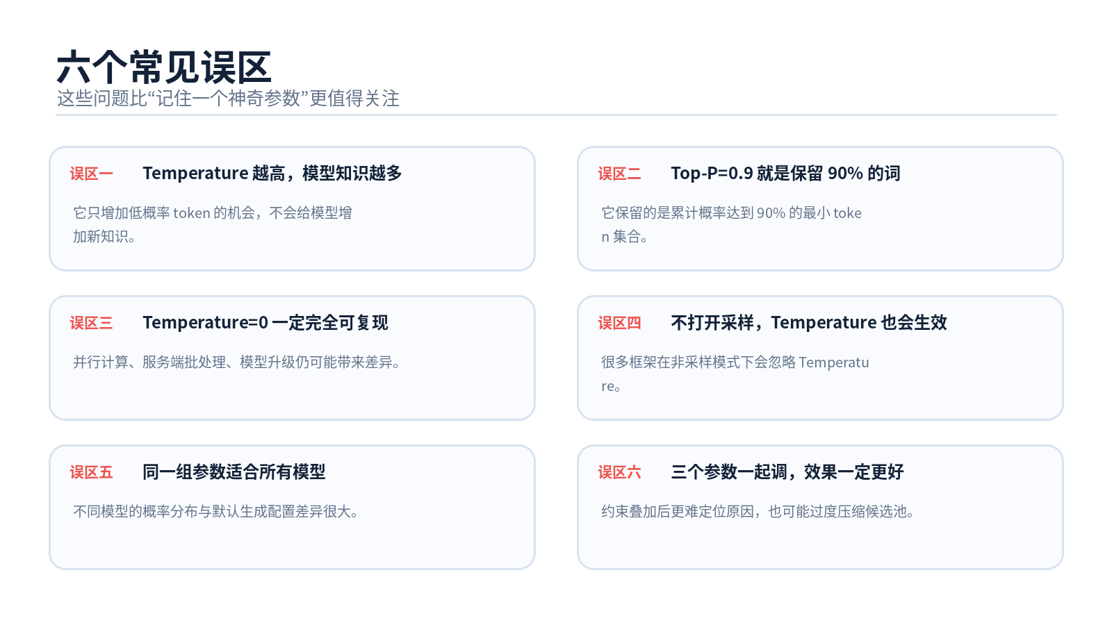 大模型参数：温度值、Top-P、Top-K 分别是什么？最佳设置是什么？配图
