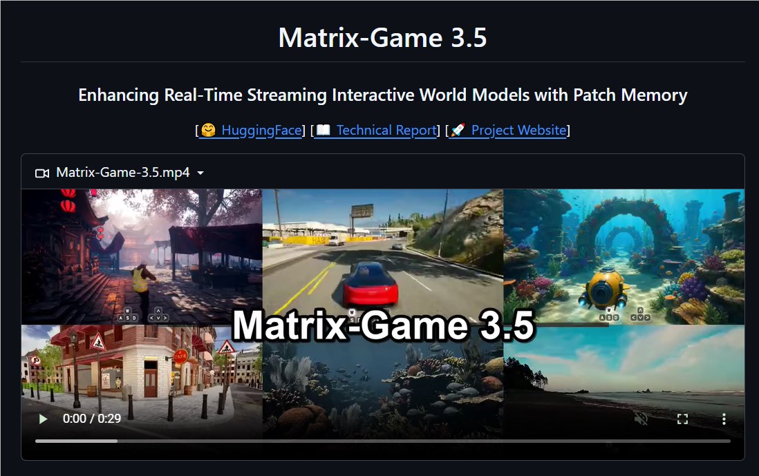 昆仑万维把 2026 定为世界模型元年:Matrix-Game 3. 5 单卡实时生成,5B模型跑出20FPS配图