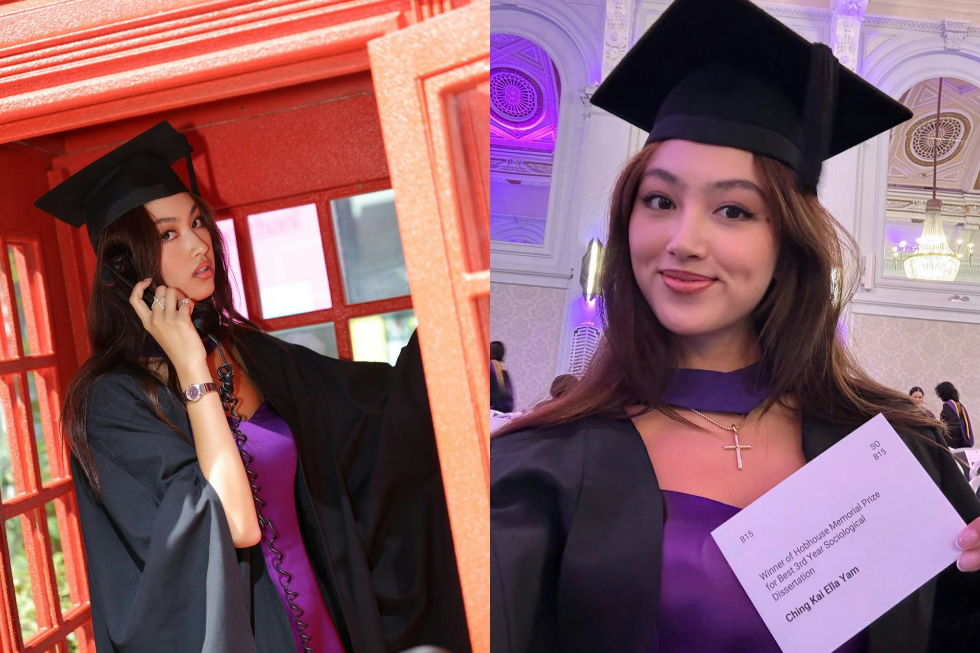 学霸爱女一等荣誉毕业 任达华夫妇齐现身见证配图