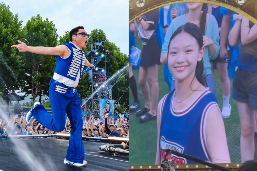 PSY“湿身秀”女学生台下跳舞爆红 PSY公司当场发星探邀约配图