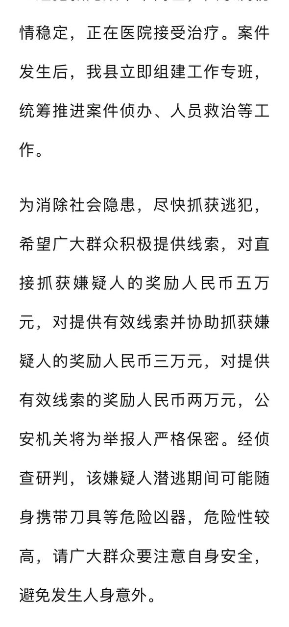 热议｜河南西平县发生重大刑事案件，嫌疑人在逃。。。官方通报配图 2