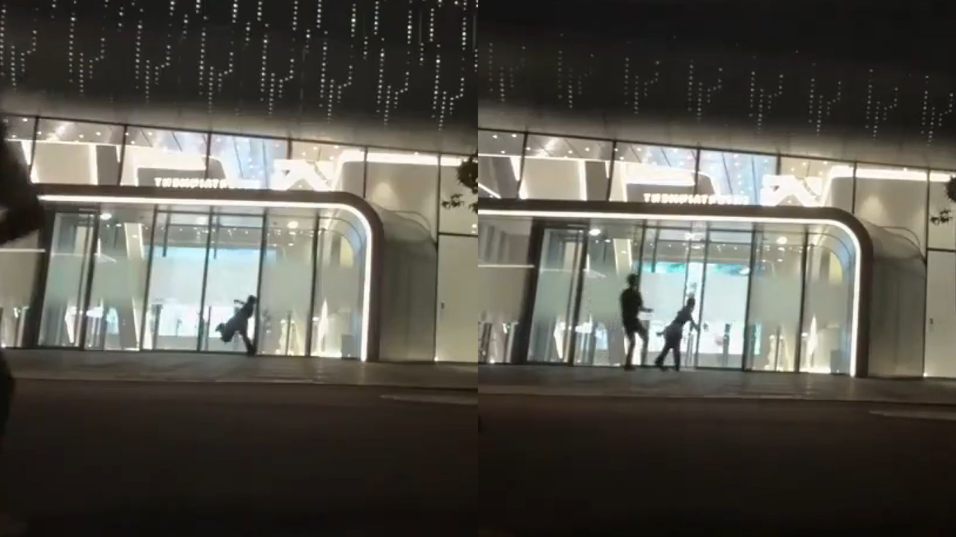 YG娱乐大楼惊传闹事 日籍女子持高尔夫球杆砸大门配图