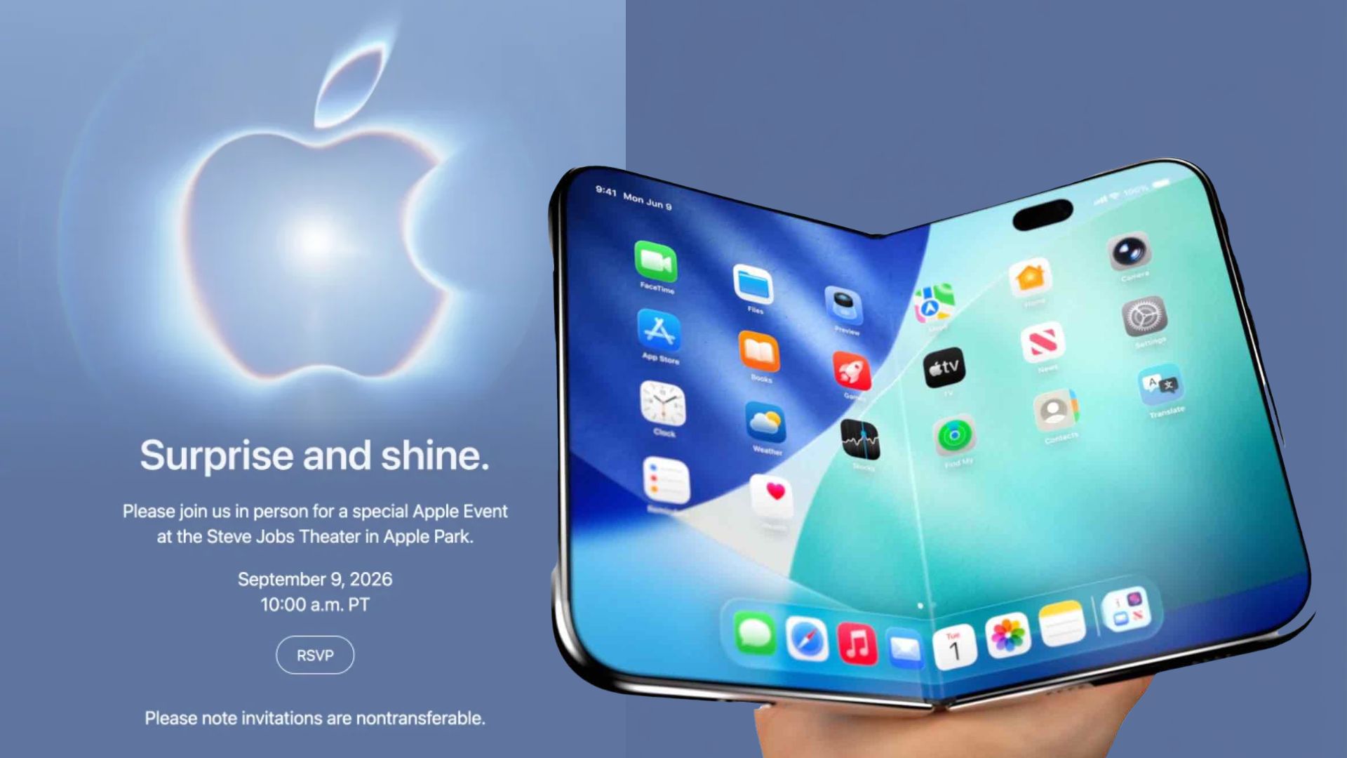 苹果发布会9.10登场 折叠iPhone成最大亮点配图|热闻岛