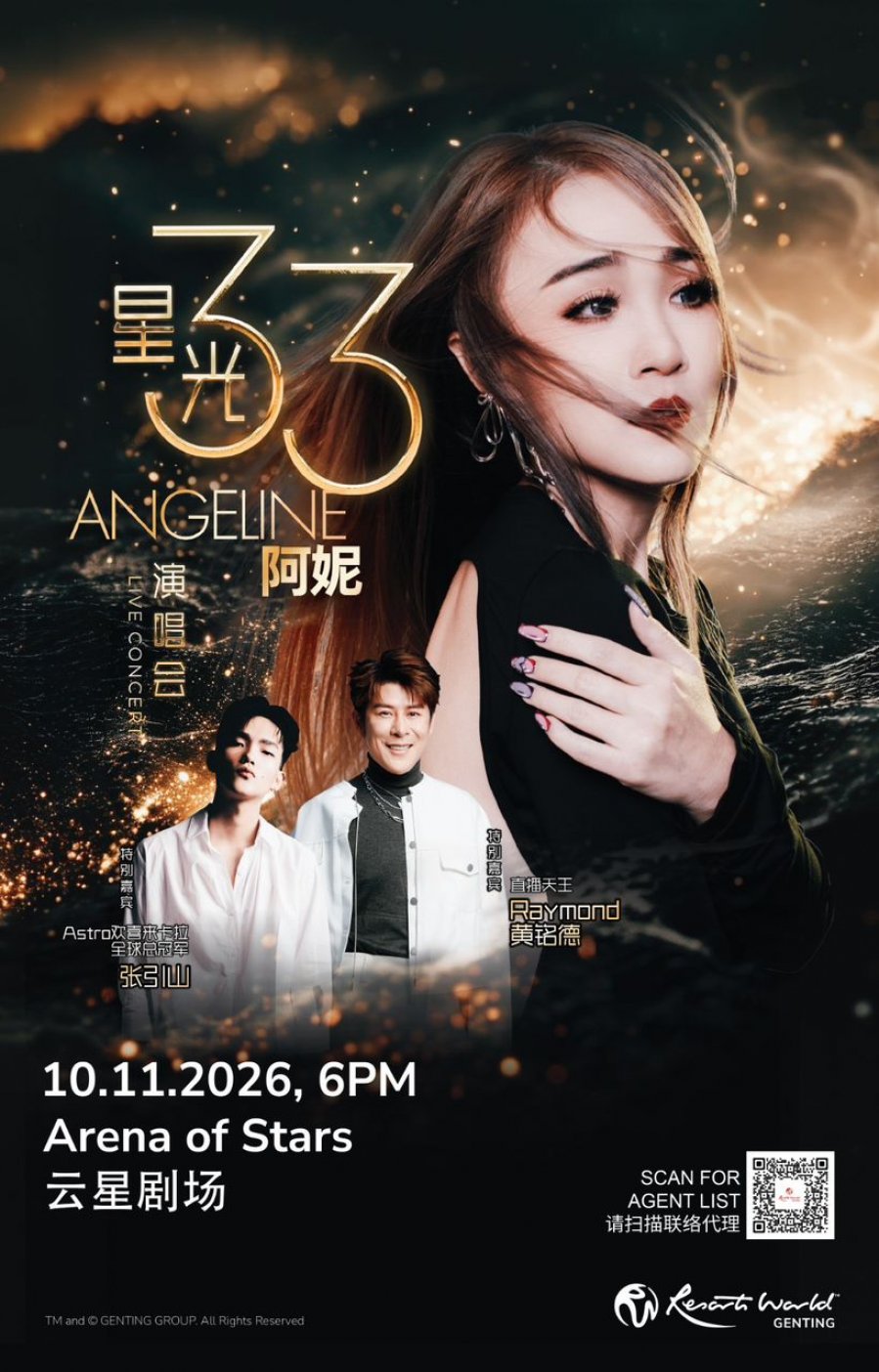 出道33年办首个个人演唱会 阿妮1110唱进云顶配图