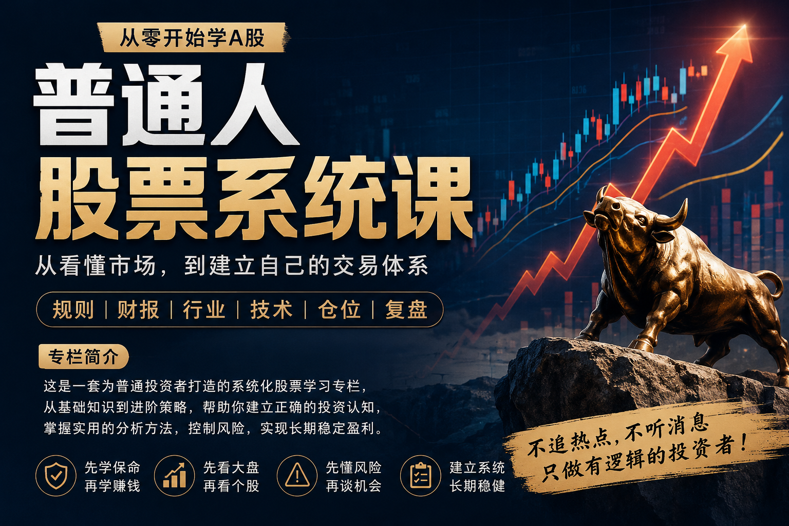 普通人股票系统课专栏封面